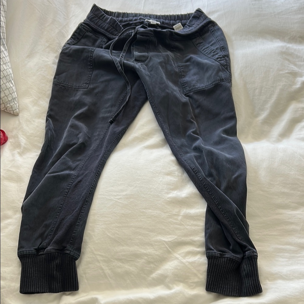 James Perse Black Track Pants